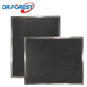 Replacement Kitchen Cooker Range Hood Charcoal Activated Carbon Filter 274*338*2mm For Grease Filter