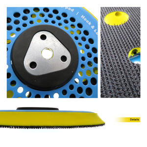 Plato de Respaldo para Lijadora de 6 Pulgadas y 9 Agujeros, Azul, Antipolvo, para Pulido Eléctrico, para Pulir Madera, Metal y Muebles - Product Image 2