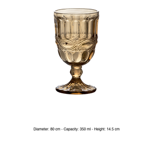 Verre à vin Solange Amber 35 cl H 14,5 cm Ø 8 cm Tognana - Product Image 3