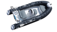 Yacht de sport certifié CE Haohai 330 360 390, coque double en V profond, en fibre de verre, bateau de croisière à cabine ouverte