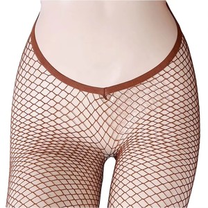 Medias <span class=keywords><strong>de</strong></span> rejilla transparentes y opacas <span class=keywords><strong>de</strong></span> jacquard para mujer, lencería erótica sexy, pantimedias <span class=keywords><strong>de</strong></span> malla con corte en V y brillo para carnaval - Product Image 2