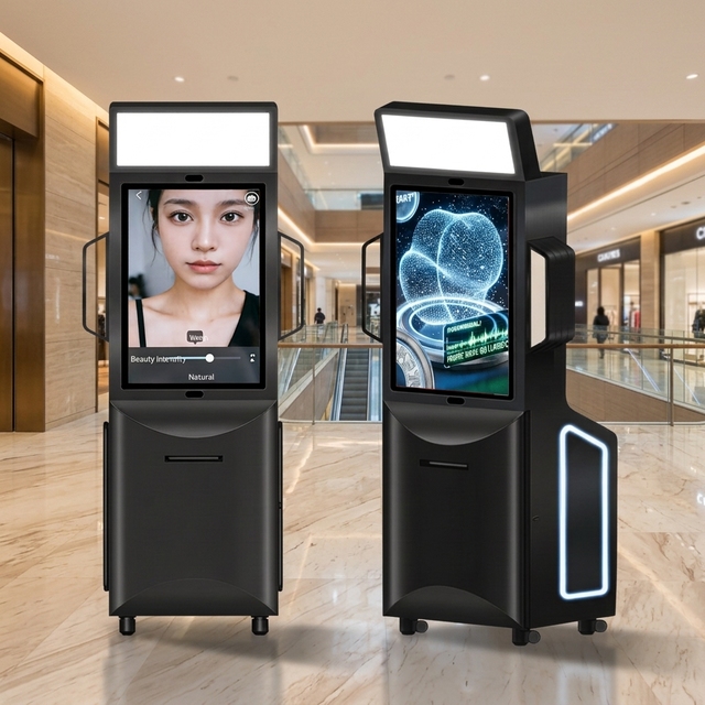 AI Instant Print Photobooth with Camera AR Filters and Beauty Effects for Events