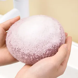Bola de Baño Moderna con Forma de Girasol, Redonda, Súper Suave, Exfoliante, Totalmente Natural, Reutilizable para Masaje Corporal, para Mujeres y Hombres - Product Image 4