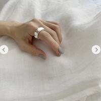 Bague en laiton minimaliste haut de gamme en cuivre, lisse, basique, classique, pour le quotidien, à empiler, pour l'index