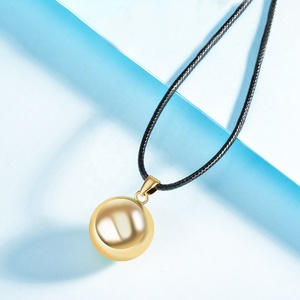 Vente directe d'usine brevet exclusif mexicain harmonie <span class=keywords><strong>Bola</strong></span> boule pendentif plaqué or bijoux collier pour les femmes enceintes - Product Image 2