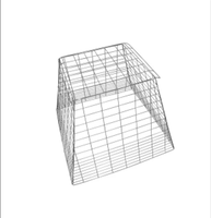 Cage pliable galvanisée à chaud pour volailles de combat, enclos volantable 60*60*60cm, diamètre de fil 3mm, enclos pour coqs pour l'élevage de poulets de combat