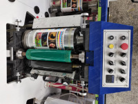 Machine d'impression flexographique INLINE à haute vitesse de type pétale pour étiquettes autocollantes UV de couleur 1 2 3 4 5 6 7 8