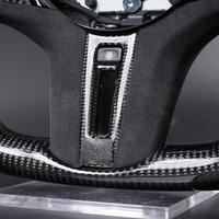   Volant chauffant en fibre de carbone avec LED, vibrations et antidérapant – Confort de tourisme amélioré, remplacement pour la plupart des modèles