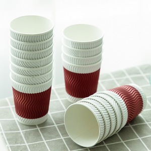 Vaso de Papel Deli de 280 ml, Desechable, Aislado, de Doble Pared, para Bebidas Calientes - Product Image 4