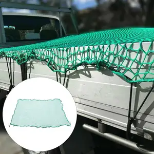 2x3m 45mm Mesh Cargo Net Grünes Nylon-Auto anhängernetz mit ABS-Haken