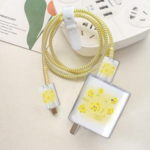 Coque de protection pour câble de données Xiaomi 67W, motif chien de dessin animé, pour tête de chargeur <span class=keywords><strong>Redmi</strong></span> <span class=keywords><strong>Note</strong></span>/<span class=keywords><strong>11</strong></span>/12/13/<span class=keywords><strong>Pro</strong></span>/K60, étui protecteur de cordon - Product Image 4