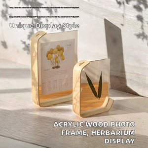 Cadre photo en bois avec impression UV, cadre pour herbarium, calendrier, cadre DIY, cadre photo de famille, cadre photo de mariage, cadeau photo - Product Image 2