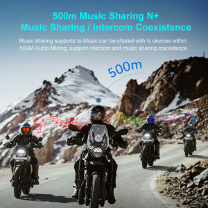 Q29 500M longue portée 2 coureurs interphone casque avec caméra 1080P multi-personnes partage de musique double cœur <span class=keywords><strong>moto</strong></span> communicateur - Product Image 6