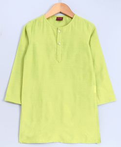 Conjunto de Kurta y Pijama para Niños con Chaqueta Estampada Floral, Traje Tradicional Infantil (6 Meses - 8 Años) - Product Image 2