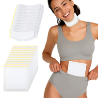Packs d'huile de ricin auto-adhésive hautement absorbante enveloppant les patchs d'huile de ricin sans lavage Patch de bouton de ricin d'huile de ricin