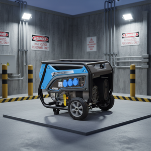 Benzinli Portatif Elektrik Jeneratörü 50/60Hz Tek Fazlı 5KW İpli Çalıştırmalı JLT POWER Üretimi - Product Image 2