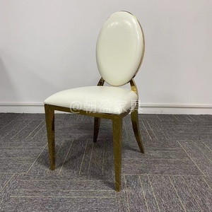 Satılık otel ziyafet düğün ve etkinlik sandalyeleri Foshan üretici istifleme Metal vinil demir yüksek yoğunluklu köpük sandalyeler - Product Image 2