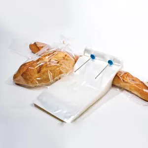 Benutzer definierte Logo transparente Verpackung gedruckt klare Zellophan Keks Bopp Kunststoff Brot Wicket Taschen Bäckerei Lebensmittel qualität Poly Tasche