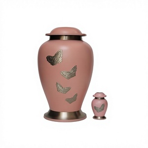 Urne funéraire américaine gravée Lu pour adulte, avec souvenir, écologique et design personnalisable - Product Image 1