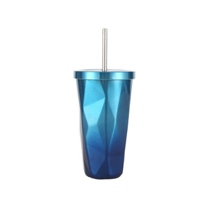 500ml thay đổi màu sắc cốc du lịch thiết kế cổ điển cốc cà phê rơm nóng đồ uống lạnh nước bia trà nhà sử dụng logo tùy chỉnh - Product Image 1