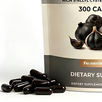 Extrait d'ail noir en gélules molles 6000mg, complément alimentaire fermenté à base de plantes, marque privée OEM, complément alimentaire pour adultes