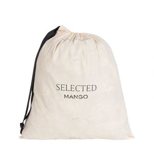 High King Best Selling Gift Fabric Packaging Eco Friendly Dust <b>Shoe</b> Cotton Pouch Muslin Drawstring Laundry Bag - Product Image 3