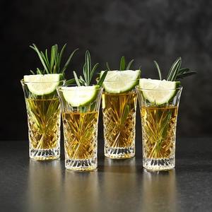 <span class=keywords><strong>Verre</strong></span> à shot <span class=keywords><strong>transparent</strong></span> gravé vintage classique 60 ml en forme de trompette, <span class=keywords><strong>verre</strong></span> à shot de whisky en forme de balle, style cristal gravé, bar à liqueur - Product Image 4