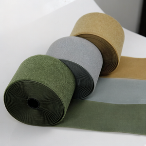 Fournisseurs de bandes auto-agrippantes en nylon écologiques, bandes auto-agrippantes résistantes, bande élastique en nylon, noir, blanc, coloré - Product Image 2