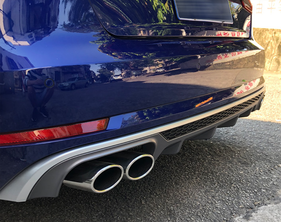 S4 Rear Diffuser for Audi A4 B9 2017-2019 Facelift Upgrade