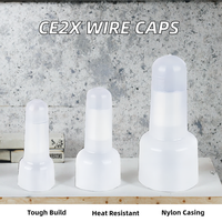 Embouts de câble électriques étanches en nylon blanc à extrémité fermée pour usage électrique, 12-10 AWG 16-14 1/2/5, connecteurs de câble