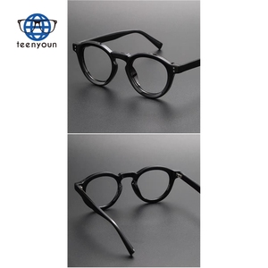 Teenyoun 2024 Bán Buôn Retro Hình Bầu Dục Kính Phụ Nữ Chất Lượng Cao Máy Tính Kính Mắt Khung Vòng Khung Kính Quang Học Nam - Product Image 6