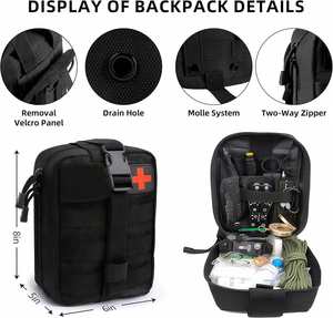 Hiking Emergency Travel Rescue Bag Survival First Aid Kit Outdoor Survival Gear Lightweight Polyester Material Camping Equipment - Product Image 2