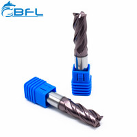 Brocas CNC de carburo de tungsteno, 4 flautas, BFL Changzhou
