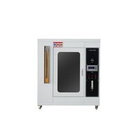 Flammability Tester Burning Test Machine Vertical Horizontal Flame Chamber for Wire Cable Insulation Electronic Components