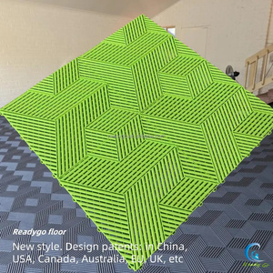 Solución de piso de plástico de garaje de nuevo diseño patentado por el fabricante con alfombrilla de plástico de piso de garaje de <span class=keywords><strong>Pvc</strong></span> entrelazada modelo 3D - Product Image 4