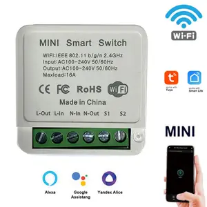 Klass Smart Tuya Wifi Smart Switch Controller App Afstandsbediening Alexa Spraakbediening Smart Verborgen Box Aan/Uit Apparaat