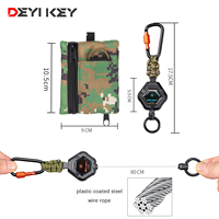 Boucle télescopique portable imperméable pour l'extérieur avec porte-monnaie (plastique PVC)