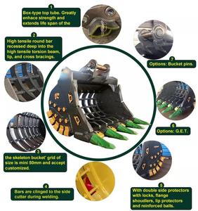 Экскаватор xuzhou 30T, новый каркасный ковш с зубцами - Product Image 2