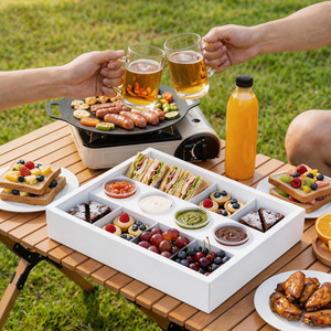 Scatola per Alimenti Usa e Getta a Forma di Cane con Finestra Trasparente in Carta Kraft per Torte, Dessert, Campeggio e Gite Primaverili - Product Image 3