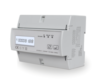 Compteur d'énergie triphasé sur rail DIN avec affichage LCD, type CT Connect, RS485 Modbus, classe 1.0, 5A