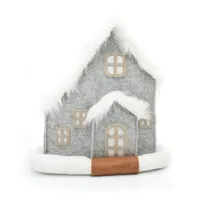 2021ホット販売製品冬屋内クリスマスフェルト飾り家の装飾家ぬいぐるみ屋根