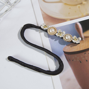 Serre-tête français pour femme, serre-tête, accessoire de coiffure, Vintage, fête, bandeau - Product Image 6