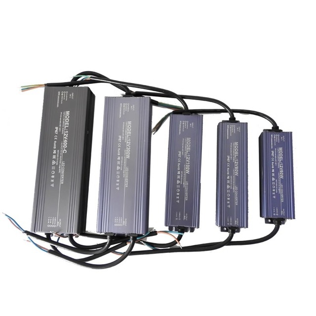 220V to 12V/24V Waterproof Power Supply IP67 Outdoor Power Supply 36W 50W 100W 150W 200W 300W 400W Transformer for Led Display