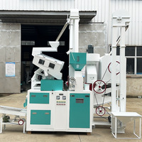 Machine à décortiquer le riz combinée haute efficacité 1200 kg/h avec fonctions de nettoyage, de déstonage, de décorticage, de séparation, de blanchiment et de calibrage
