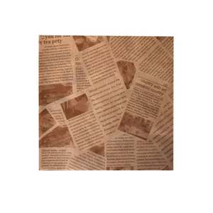 Feuilles de papier alimentaire anti-graisse personnalisées, revêtues de PE, pour hamburger, biscuits, pain, gâteau - Product Image 2