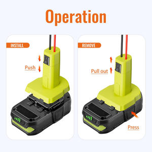 Adaptador de Corriente de 18V de Alta Calidad para <span class=keywords><strong>Ryobi</strong></span>, Kit Convertidor de Batería con Fusibles y Conectores de <span class=keywords><strong>Carga</strong></span> para Automóvil - Product Image 5