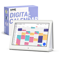 Calendrier numérique intelligent WiFi MWE US Stock, écran large HD LCD IPS de 10,1 pouces, cadre photo mural ou de bureau