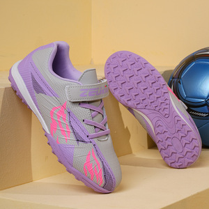 Zapatos de <span class=keywords><strong>Fútbol</strong></span> para Niños con Velcro, Transpirables, Antideslizantes, <span class=keywords><strong>Botas</strong></span> de Entrenamiento para Niños y Niñas, para <span class=keywords><strong>Césped</strong></span> <span class=keywords><strong>Artificial</strong></span> - Product Image 5