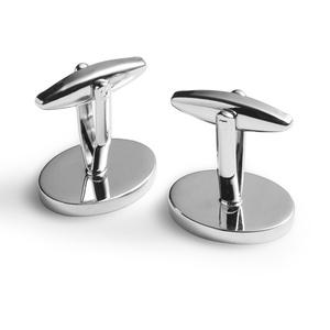 Mancuernillas de Alta Gama para Hombre, Forma Ovalada, Color Amarillo, Regalo Empresarial - Product Image 6