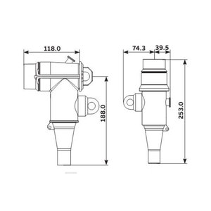ขั้วต่อสายเคเบิลไฟฟ้าแรงสูง A B B 12-24KV 250A <span class=keywords><strong>CSE</strong></span>-B CSS-B เหมาะสำหรับสายเคเบิลแบบแกนเดี่ยว/สามแกน แบบเสียบได้ - Product Image 2